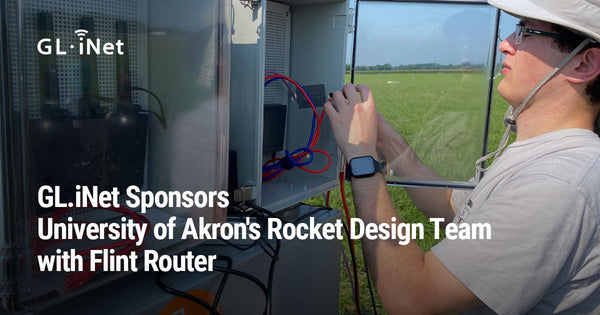GL.iNet Sponsors University of Akron's Rocket Design Team with Flint Router