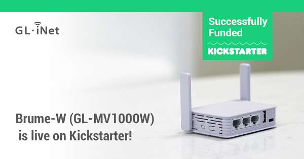 Brume-W (GL-MV1000W) is Live on Kickstarter!