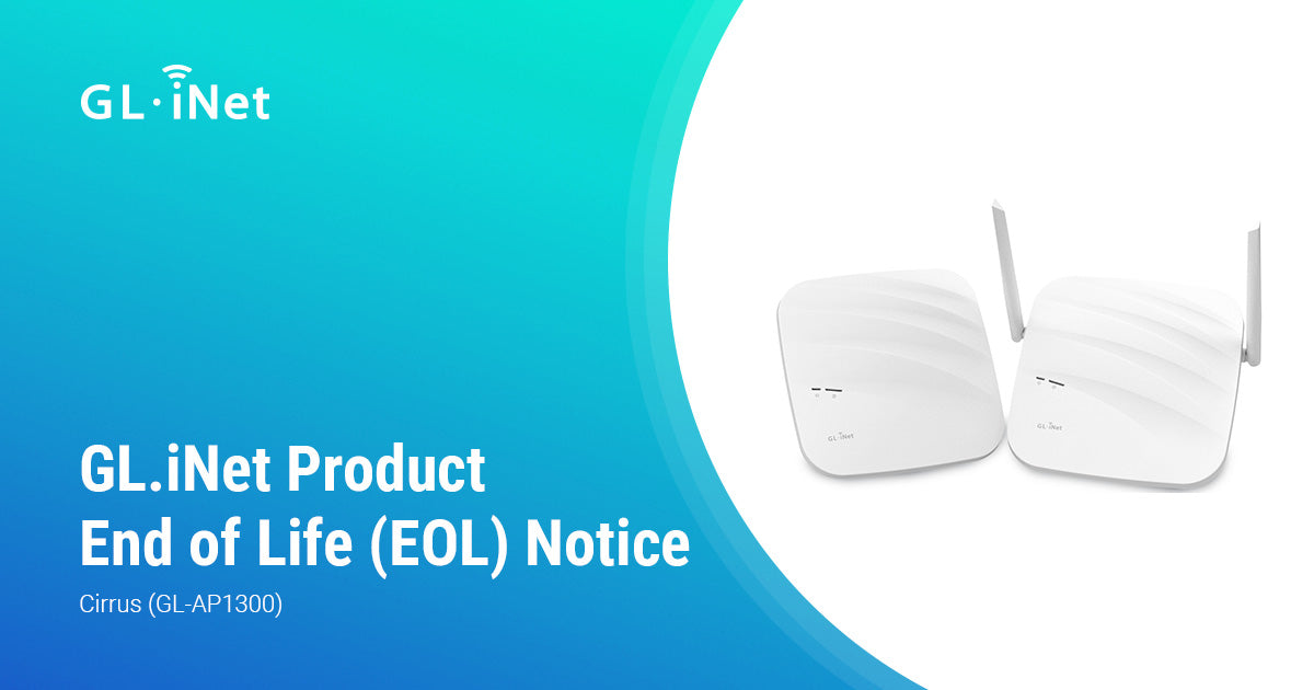 Cirrus (GL-AP1300) – Product End of Life Notice