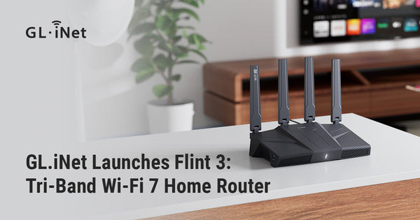 GL.iNet Launches Flint 3: Tri-Band Wi-Fi 7 Home Router