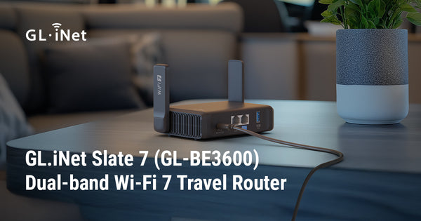 GL.iNet Slate 7 (GL-BE3600) Dual-band Wi-Fi 7 Travel Router