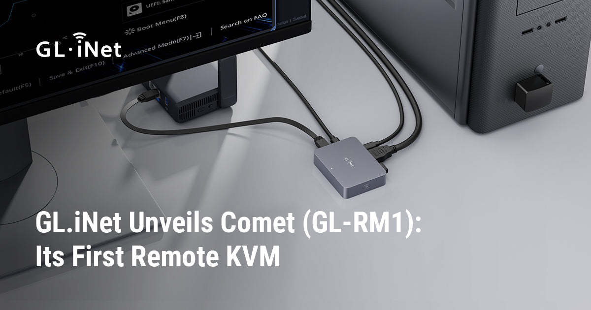 GL.iNet Unveils Comet (GL-RM1): Its First Remote KVM