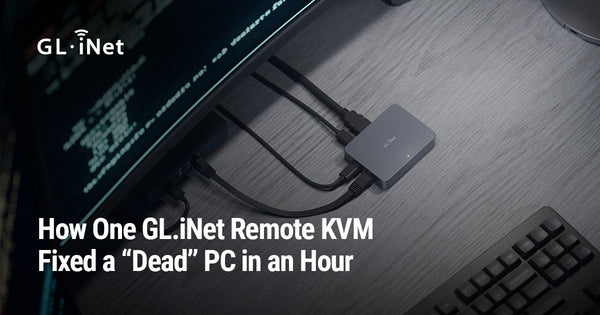 How One GL.iNet Remote KVM Fixed a “Dead” PC in an Hour