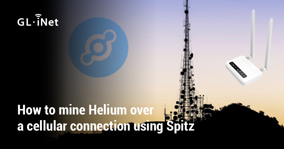 How to: mining Helium over a cellular connection