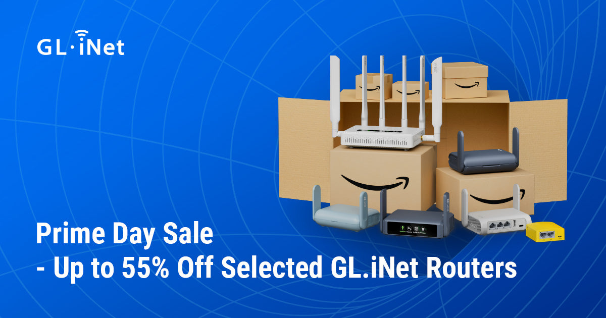 Prime Day Sale - Up to 55% Off Selected GL.iNet Routers