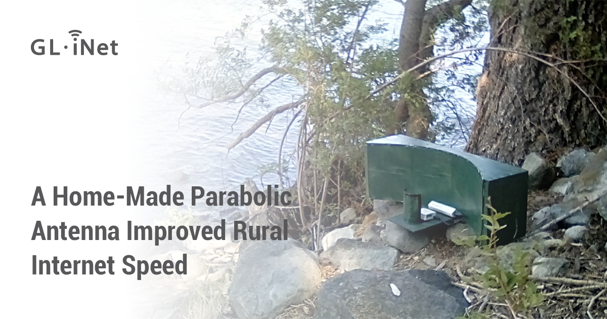 A Home-Made Parabolic Antenna Improved Rural Internet Speed