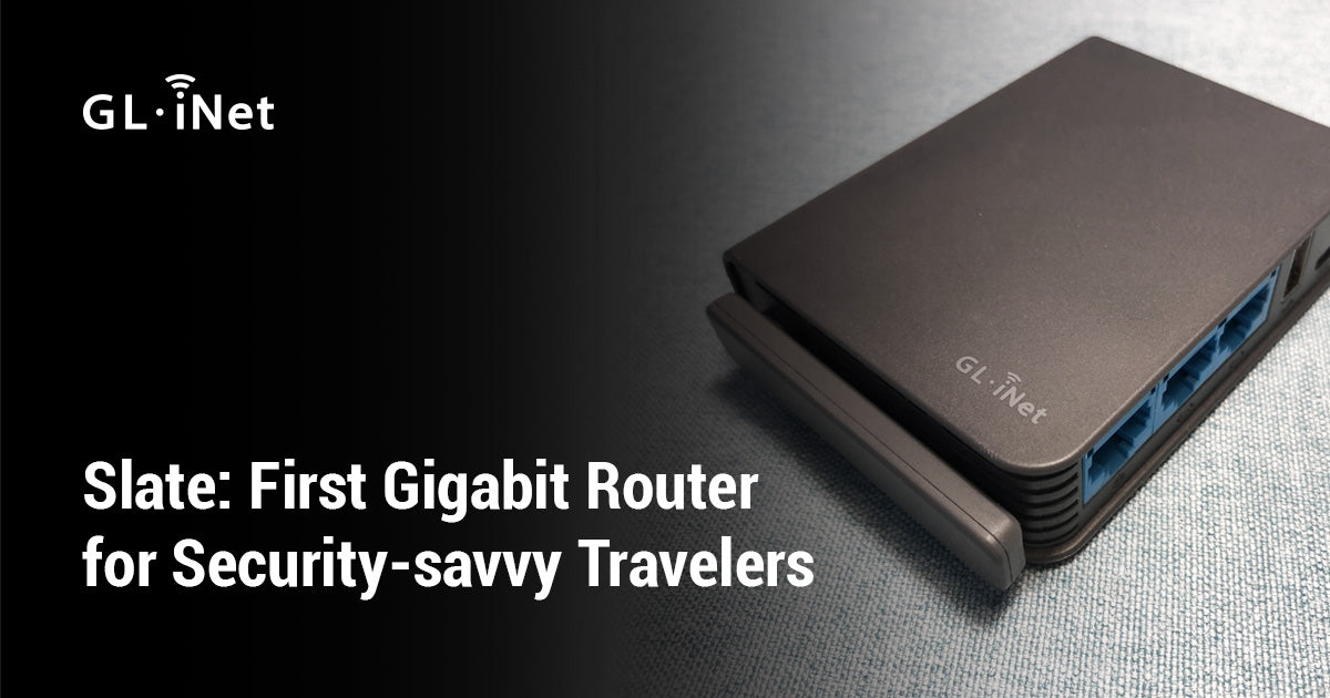 Slate, the First Gigabit Router Designed for Security-savvy Travelers