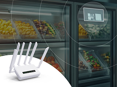 Secure Network Connection for Cold Storage System
