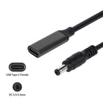 Power Adapter Cable - Type-C PD to DC 5.5mm x 2.5mm | 65W Max