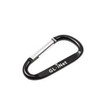 GL.iNet Carabiner Clip|Black Aluminum D Ring Shape