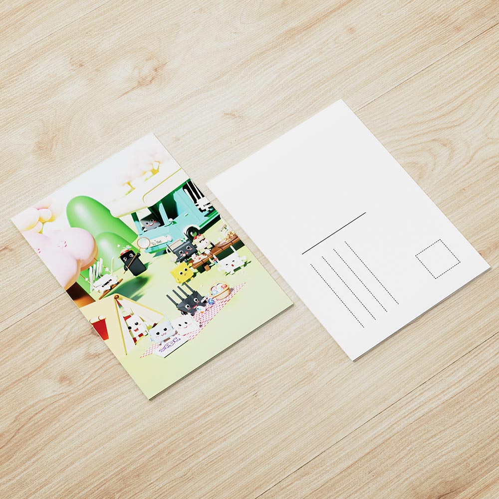 GL.iNet Postcard:Travel Router-Season Themed Postcards|SET: 5PCS