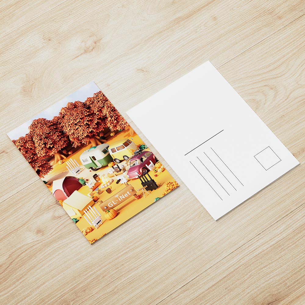 GL.iNet Postcard:Travel Router-Season Themed Postcards|SET: 5PCS