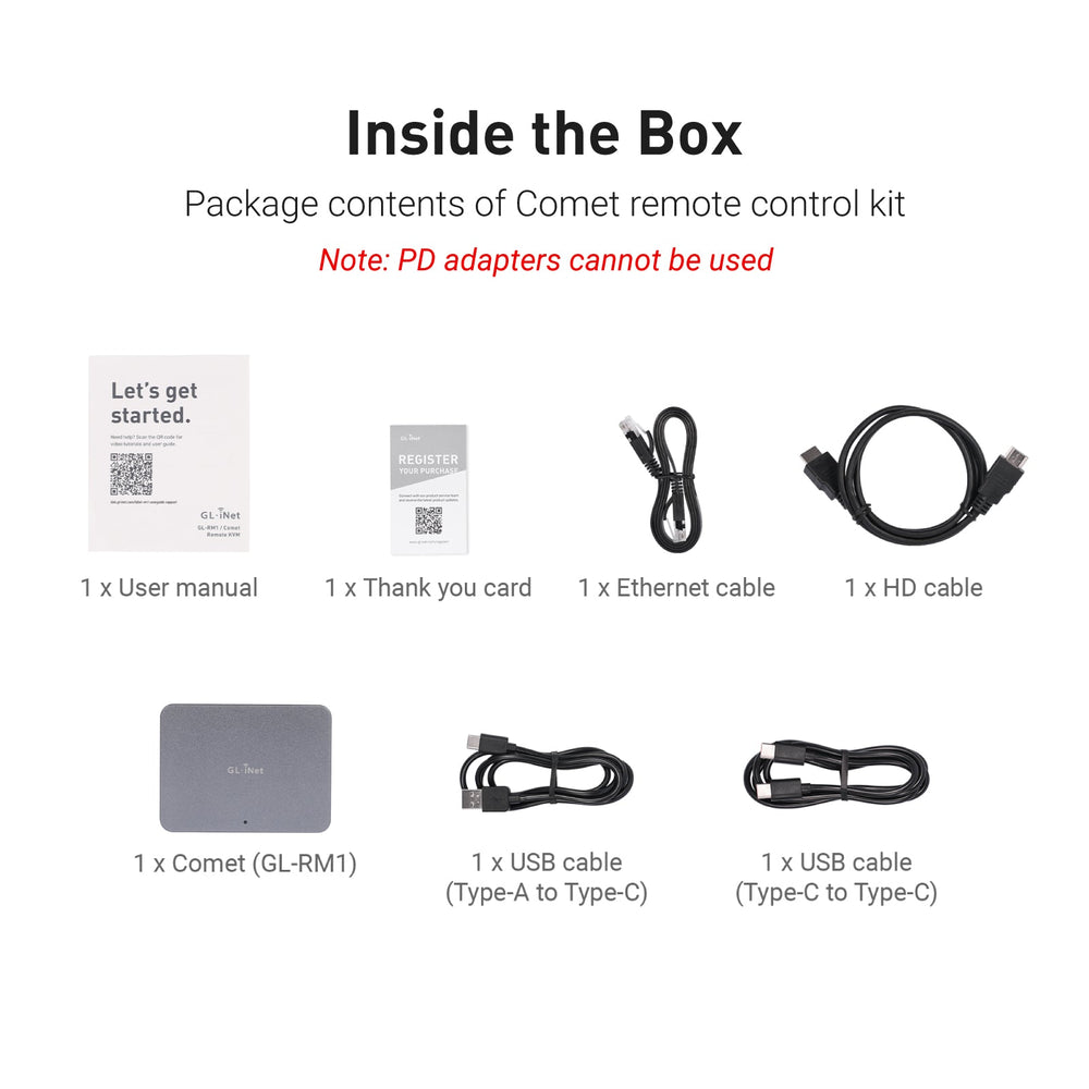 Comet (GL-RM1) Remote Keyboard Video Mouse